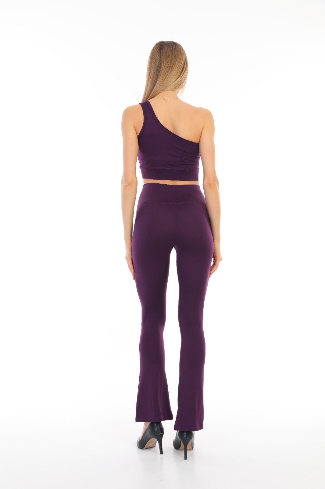 Suit Spanish Style High Waist Purple