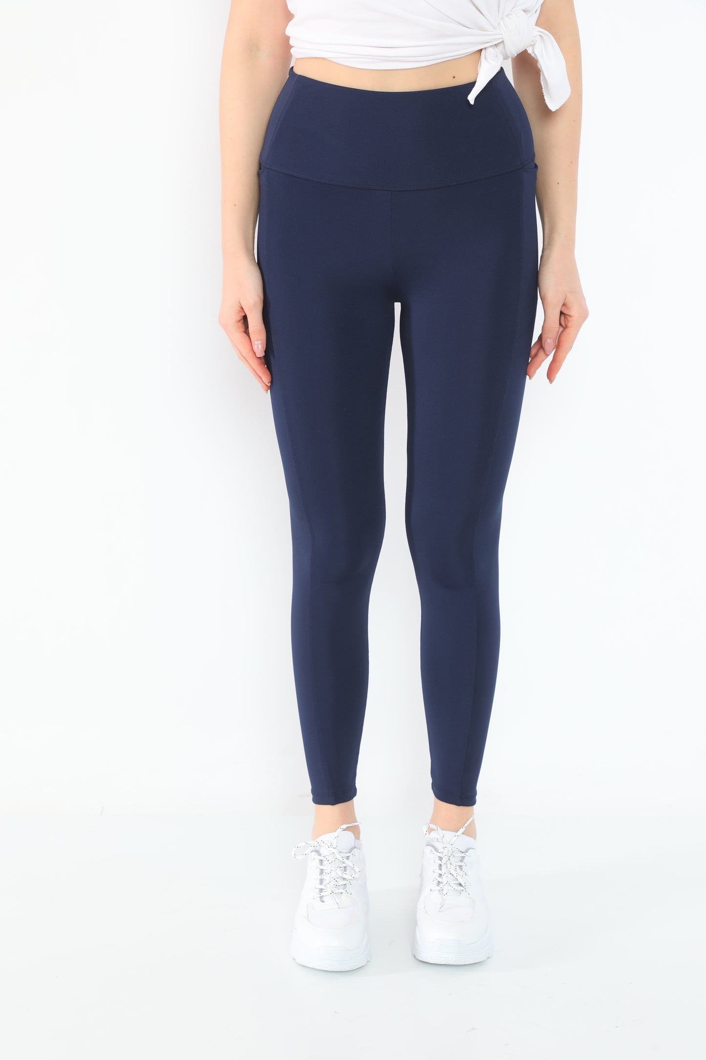 Leggings with Pockets Navy Blue