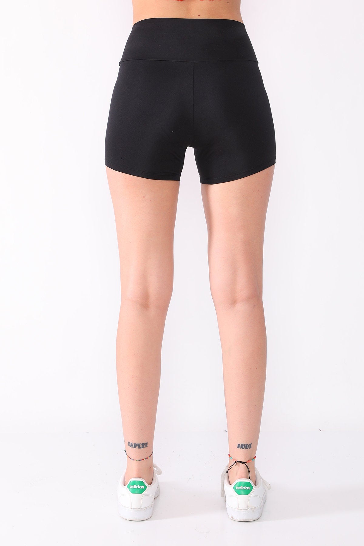 Shorts Boxer High Waist Black