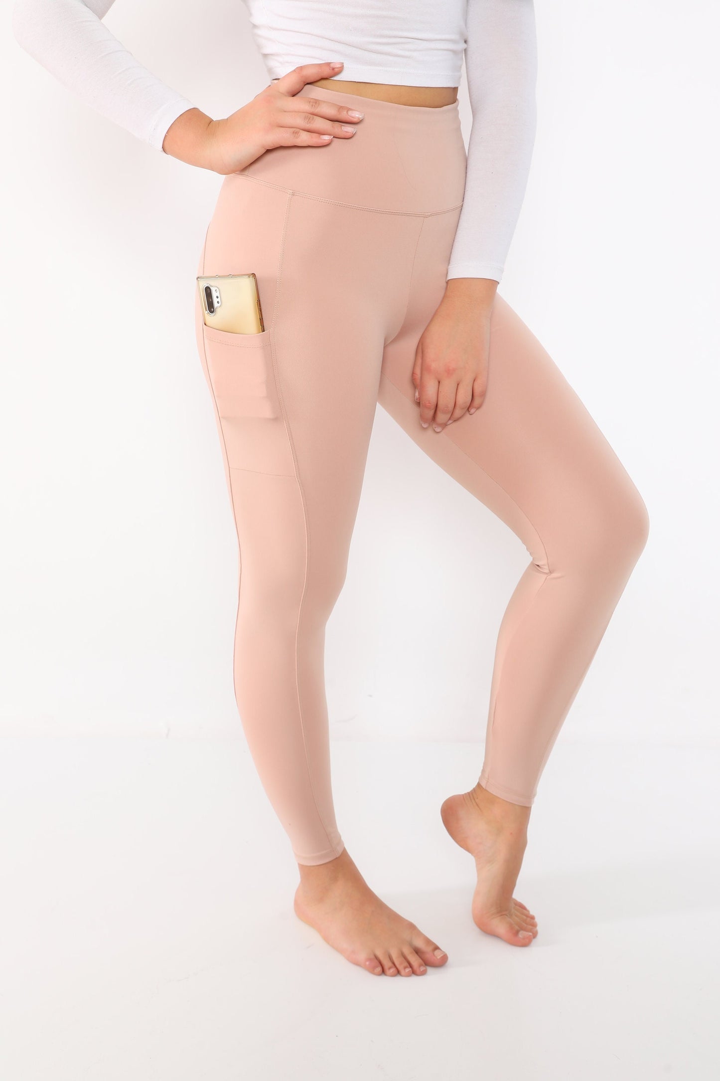 Leggings High Waist with Pockets Skin