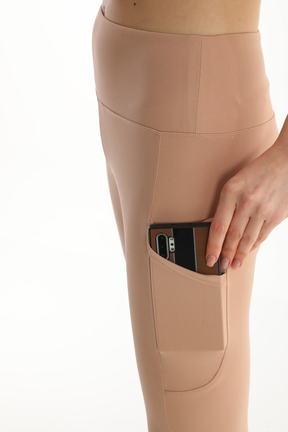 Leggings Ballet High Waist with Pockets Skin